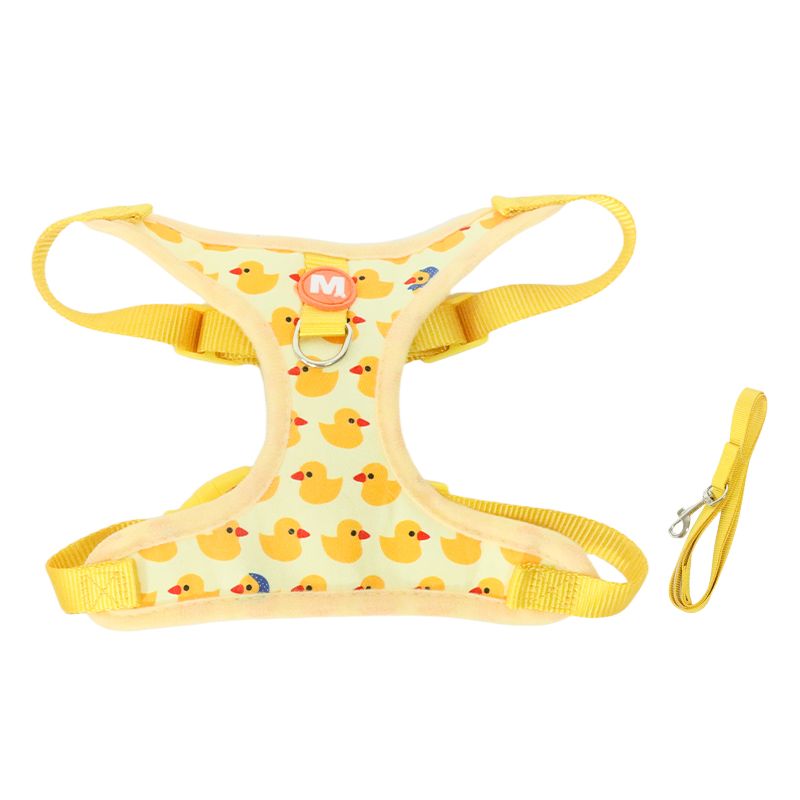 Little Yellow Duck Print Mesh Harness